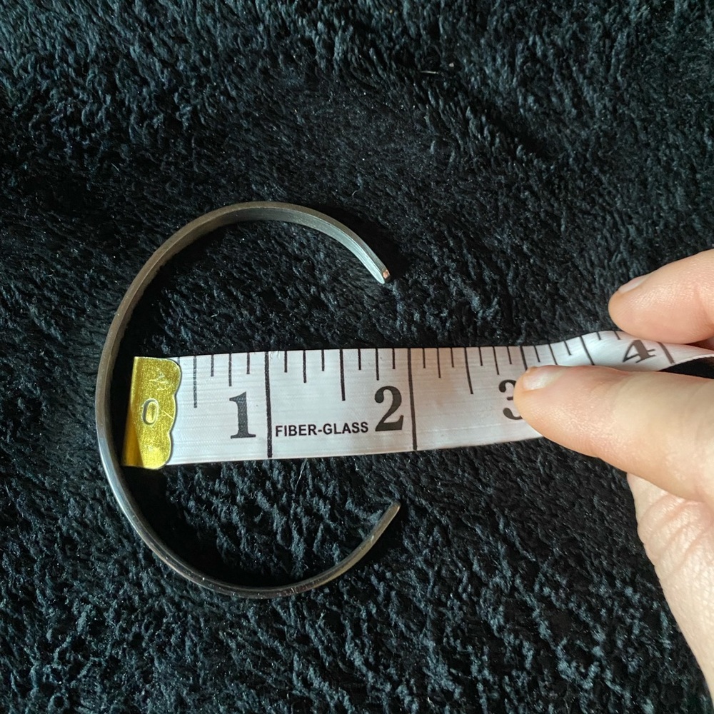 Silvertone Cuff Bracelet - image 2